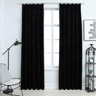 Rideaux Occultants Avec Crochets 2 Pcs Velours