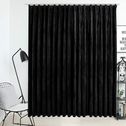 Rideau Occultant Avec Crochets Velours 290X245 Cm