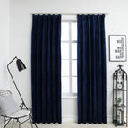 Bleu foncé / 2 / 140 x 225 cm