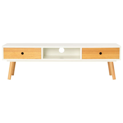 Meuble Tv 120X35X35 Cm Bois De Pin Massif