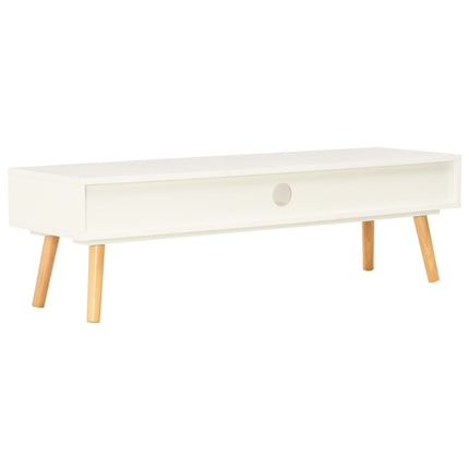 Meuble Tv 120X35X35 Cm Bois De Pin Massif