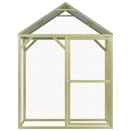 Poulailler 1,5X1,5X2 M Pinède Imprégnée