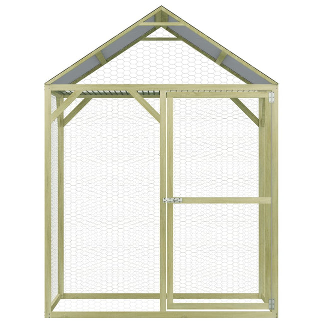 Poulailler 1,5X1,5X2 M Pinède Imprégnée