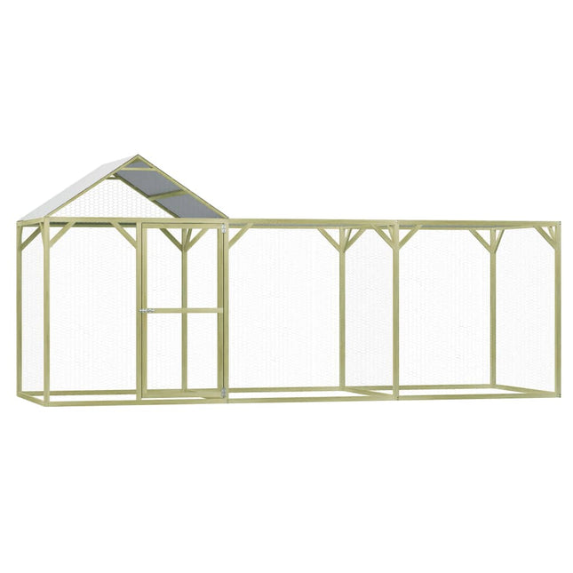 Poulailler 1,5X1,5X2 M Pinède Imprégnée