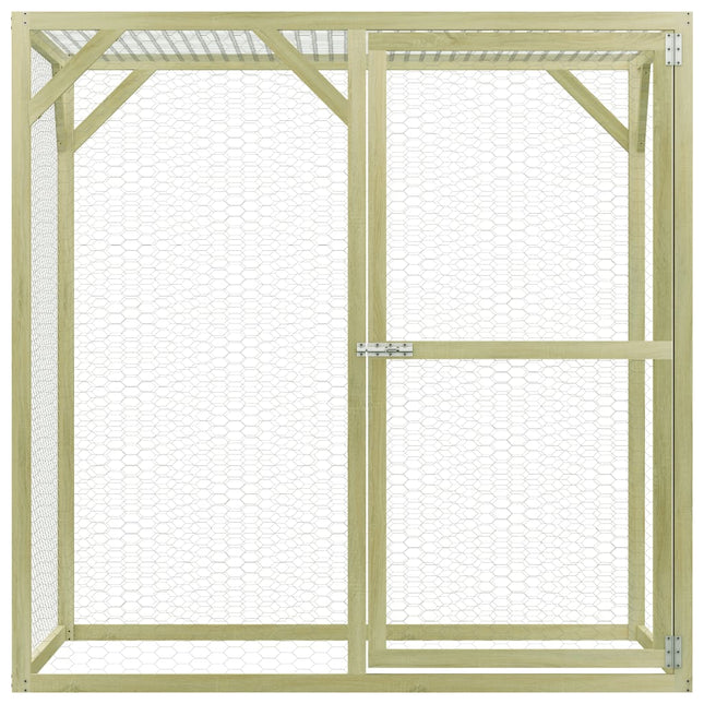 Poulailler 1,5X1,5X1,5 M Pinède Imprégnée