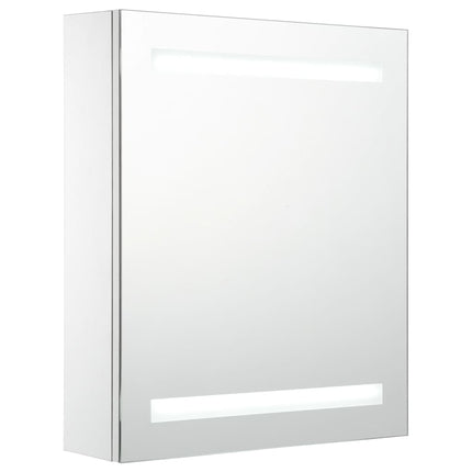 Armoire De Salle De Bain À Miroir Led 50X13,5X60 Cm