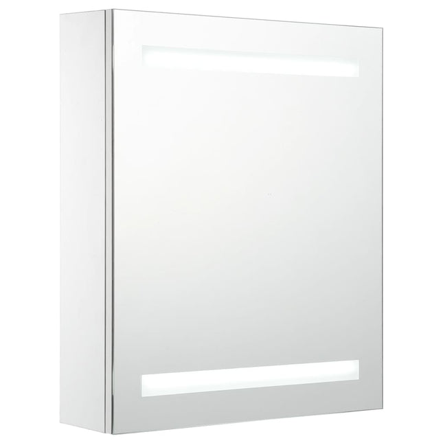Armoire De Salle De Bain À Miroir Led 50X13,5X60 Cm