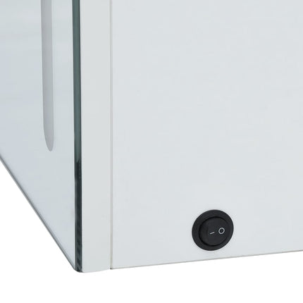 Armoire De Salle De Bain À Miroir Led 50X13X70 Cm