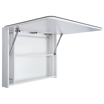 Armoire De Salle De Bain À Miroir Led 80X9,5X55 Cm