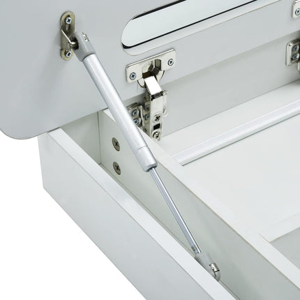 Armoire De Salle De Bain À Miroir Led 80X9,5X55 Cm