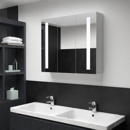 Armoire De Salle De Bain À Miroir Led
