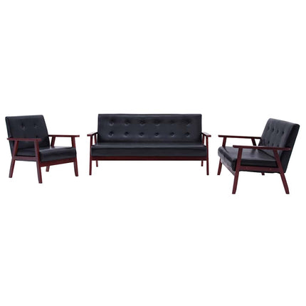 Ensemble De Canapés 3 Pcs Similicuir