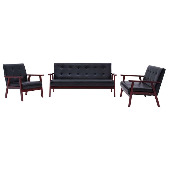 Ensemble De Canapés 3 Pcs Similicuir