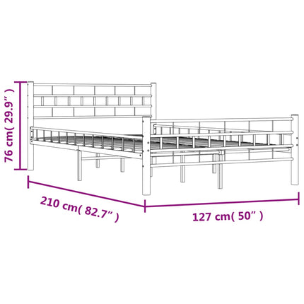 Cadre De Lit Sans Matelas Acier