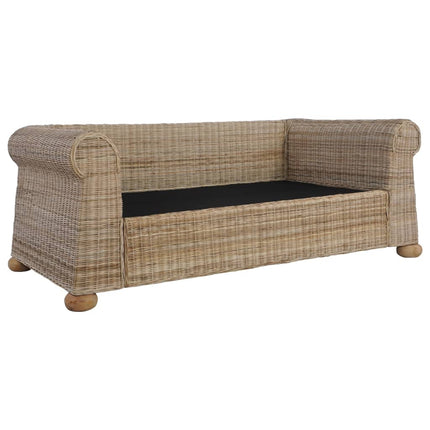 Ensemble De Canapés Avec Coussins 2 Pcs Rotin Naturel