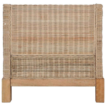Ensemble De Canapés 2 Pcs Avec Coussins Rotin Naturel