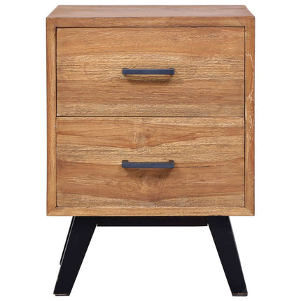Table De Chevet 40 X 35 X 55 Cm Teck Solide
