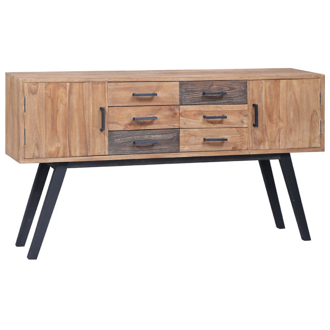 Armoire Latérale 110X30X75 Cm Teck Solide