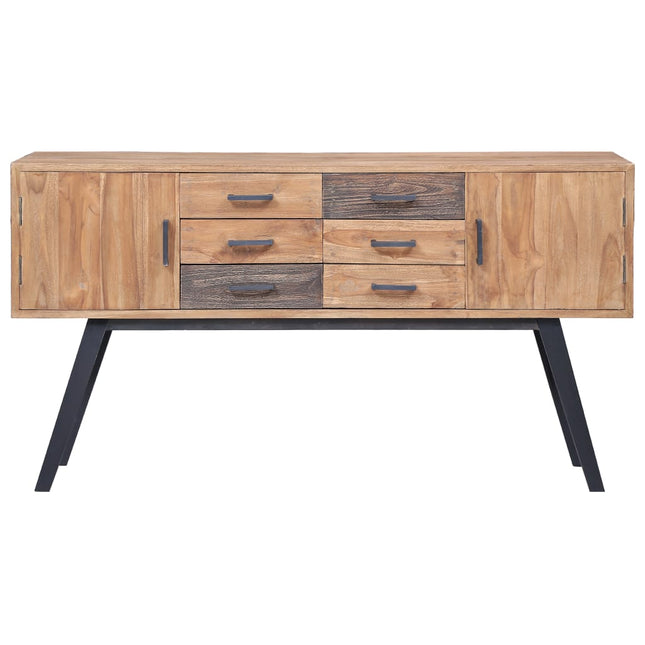 Armoire Latérale 110X30X75 Cm Teck Solide