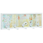 Porte-Manteau Blanc 20,2X8,5X66,5 Cm Mdf