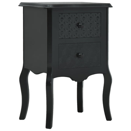 Table De Chevet 43X32X65 Cm Mdf