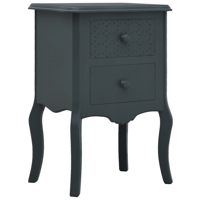 Table De Chevet 43X32X65 Cm Mdf
