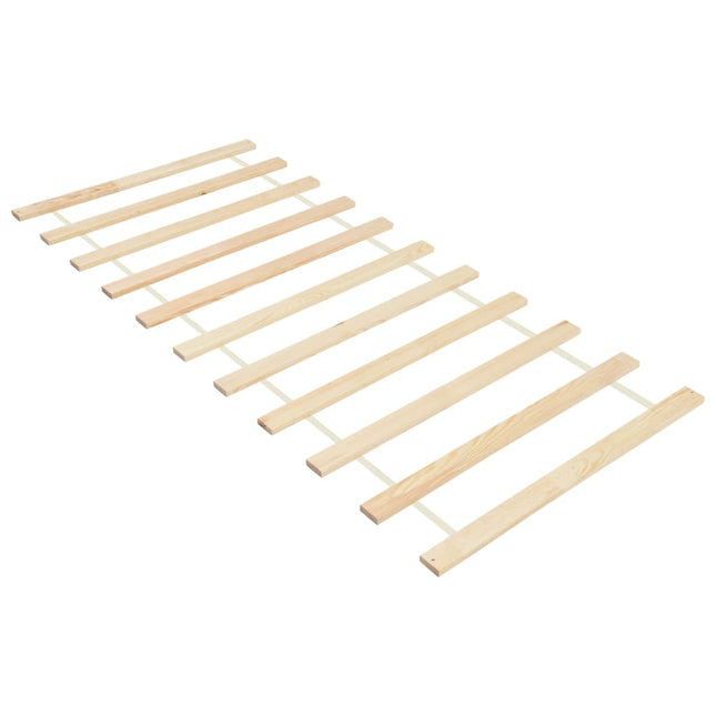 Sommier Enroulable À 11 Lattes 80X200 Cm Bois De Pin Massif