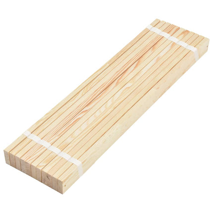 Sommier Enroulable À 11 Lattes 80X200 Cm Bois De Pin Massif