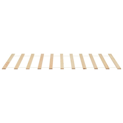 Sommier Enroulable À 11 Lattes 80X200 Cm Bois De Pin Massif
