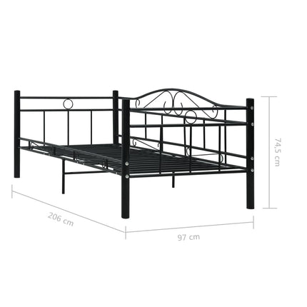 Cadre De Lit De Repos Sans Matelas Métal 90X200Cm