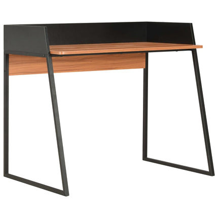 Bureau Blanc Et Chêne 90X60X88 Cm