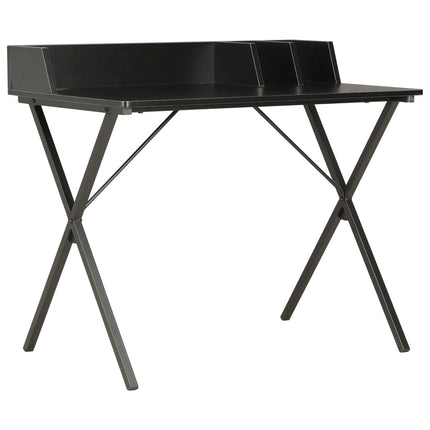 Bureau Blanc Et Naturel 80X50X84 Cm