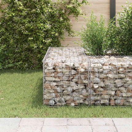 Lit Surélevé Cube À Gabion Fil D'acier
