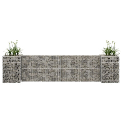 Jardinière À Gabion En H Fil D'acier