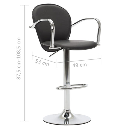 Tabouret De Bar Avec Accoudoir Similicuir