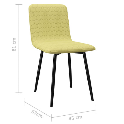 Chaises À Manger Lot De 2 Tissu