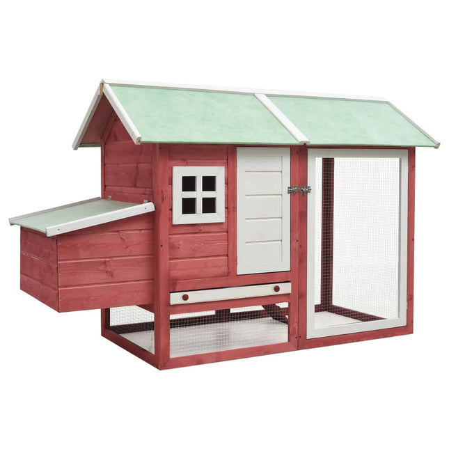 Poulailler Bois De Pin Massif Et Sapin 170X81X110 Cm
