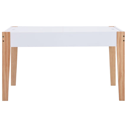 Ensemble De Table Et Chaises Pour Enfants 3 Pcs Noir Et Blanc