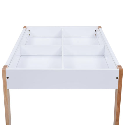 Ensemble De Table Et Chaises Pour Enfants 3 Pcs Noir Et Blanc