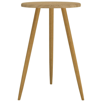 Table De Bistro Ø50X76 Cm Mdf Et Fer