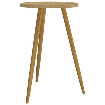 Table De Bistro Ø50X76 Cm Mdf Et Fer