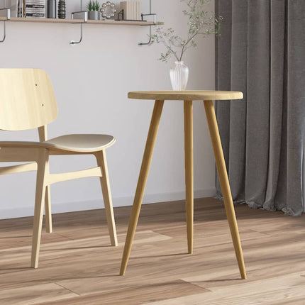 Table De Bistro Ø50X76 Cm Mdf Et Fer