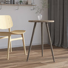 Table De Bistro Ø50X76 Cm Mdf Et Fer