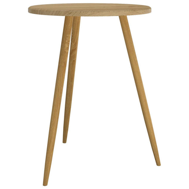 Table De Bistro Ø60X76 Cm Mdf Et Fer