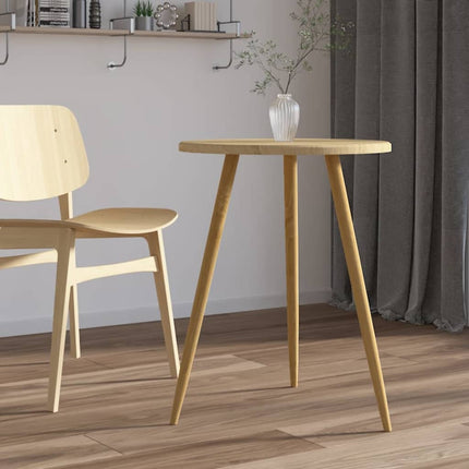 Table De Bistro Ø60X76 Cm Mdf Et Fer