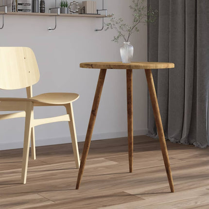 Table De Bistro Ø60X76 Cm Mdf Et Fer