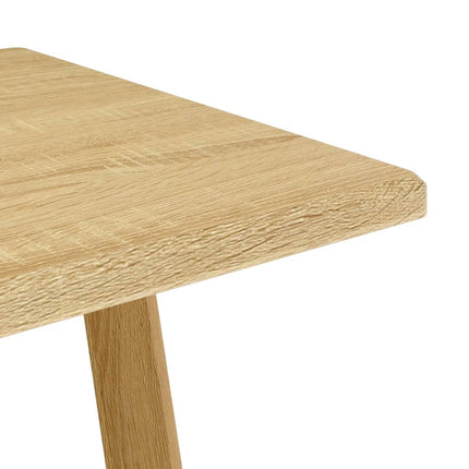 Table À Dîner 120X60X74 Cm Mdf Et Fer