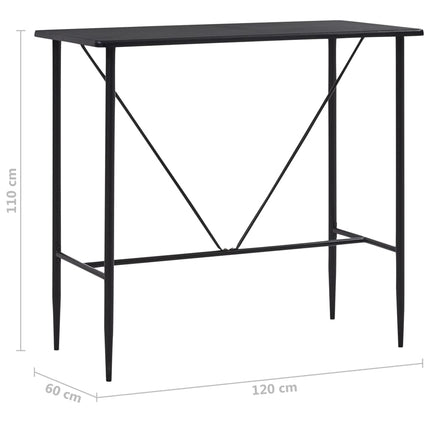 Table De Bar 120X60X110 Cm Mdf