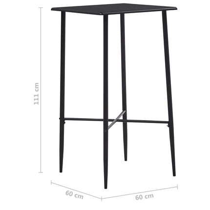 Table De Bar 60X60X111 Cm Mdf