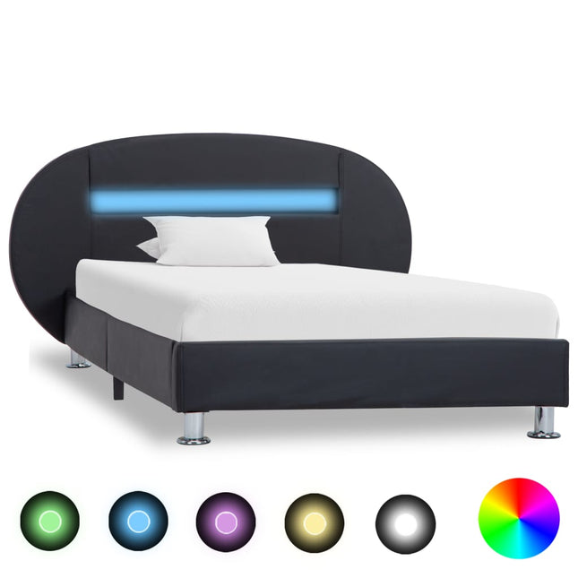 Cadre De Lit Avec Led Sans Matelas Similicuir